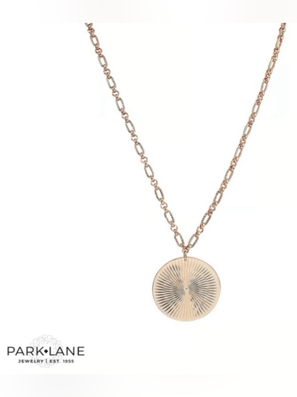 Park Lane Gold Disc Pendant Necklace - OUTLAW